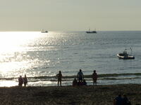 Strand am Abend